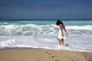 Walking Along the Beach