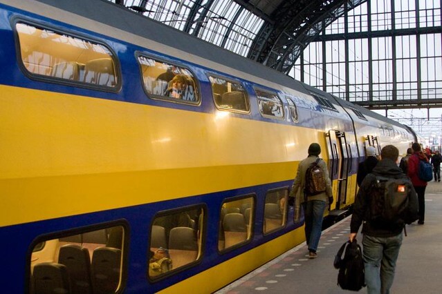 The Train into Rotterdam