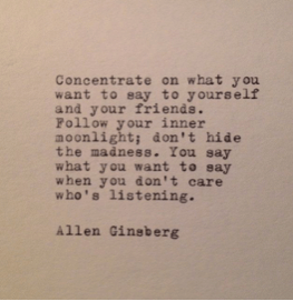 Story Ideas - Allen Ginsberg